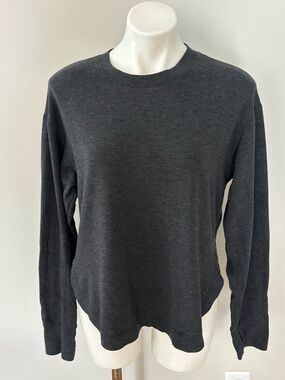 JoyLab Charcoal Gray Long Sleeve Crewneck Tee